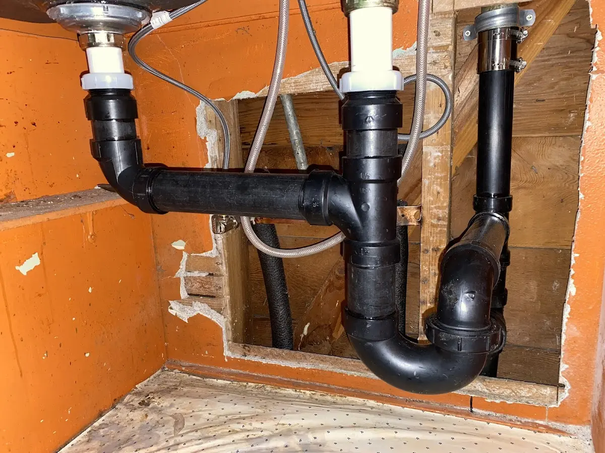 Professional Repiping Services equipment and tools on the job in Nantucket